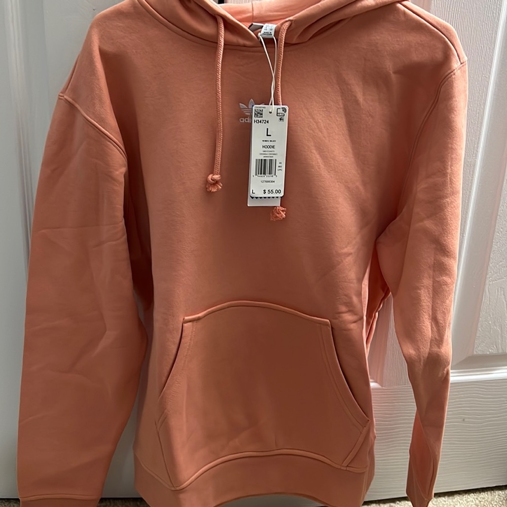 Adidas original ambient blush hoodie size large nwt
